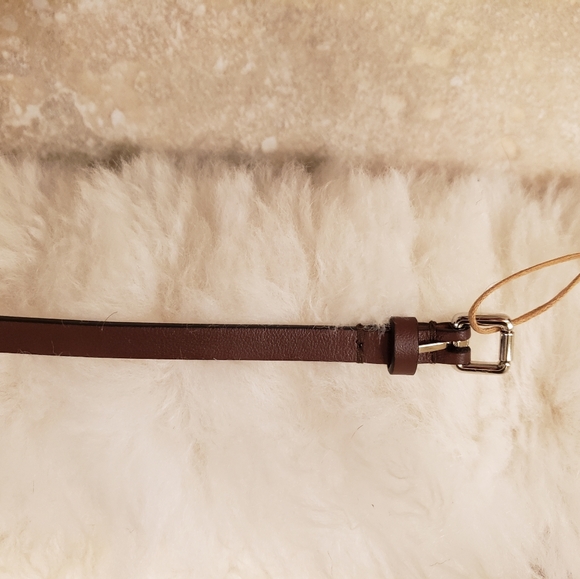 NWT Micheal Kors Skinny Brown Belt sz L - Picture 11 of 11